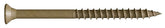 Camo 0356204 Screw, 4 in L, Bugle Head, Star Drive, Type 17 Point